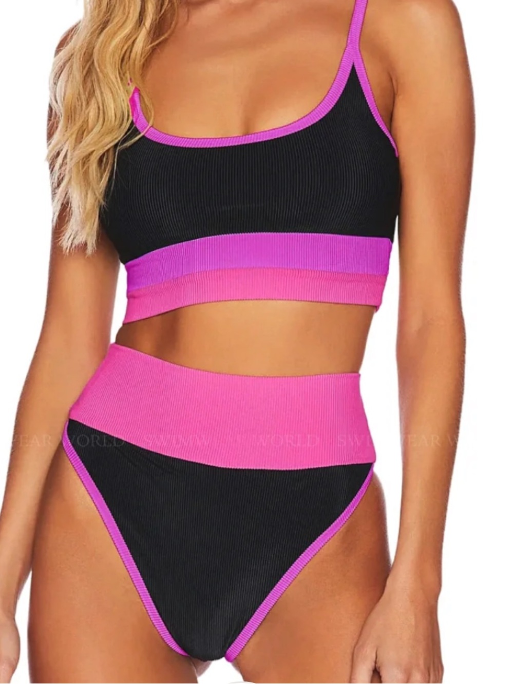 NWT Beach Riot Eva-Emmy Bikini, L Top, XL Bottom - Picture 2 of 12